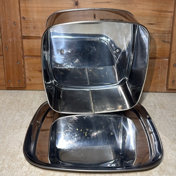 Vintage Mid Century Modern Lincoln Beautyware Cake Carrier w/ lock lid - Picture 12 of 16